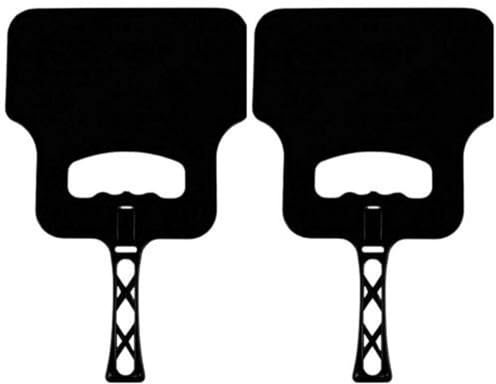 2 Stück Grillfächer, Grillfächer Wedel, Grillgebläse, Anzündhilfe Grill, BBQ Barbecue Fächer Lüfter, Handventilator für Grill, Handventilator für Holzkohlegrills, Handgebläse zum Kochen im Freien