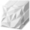 Art3d 100 Pack Decorative 3D Wall Panels, 97 Sq.Feet PVC Interior Wall Décor, 11.8x11.8, White