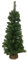 Dmora Albero di Natale Sassiere, Pino Artificiale, Albero Effetto Reale, Alberello Natalizio, Made in Italy, 40x40 h75 cm, Verde