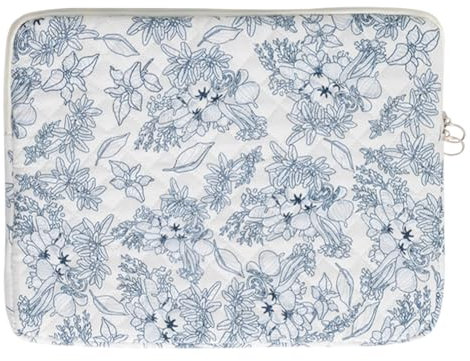 Starnearby Housse pour Ordinateur Portable, Sac de Protection pour Ordinateur Portable Motif Floral, Pochette Ordinateur Portable Compatible avec 11/13/14/15/16 Pouces