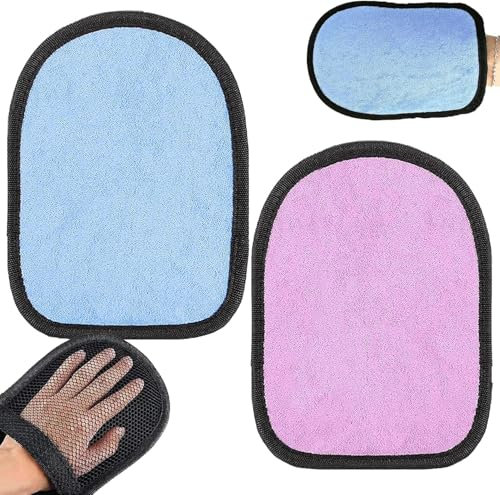 VAIIEYO 2 x Sand-Entferner für Strandhandschuhe, weiche abwischbare Handschuhe für Volleyball, Sandkästen und Surfen, Ozean und See, hält die Haut sandfrei