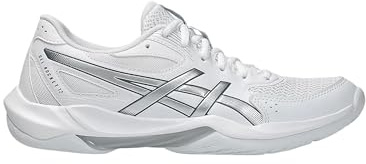 ASICS Gel-Rocket 12, Sneaker Mujer, White Pure Silver, 40.5 EU