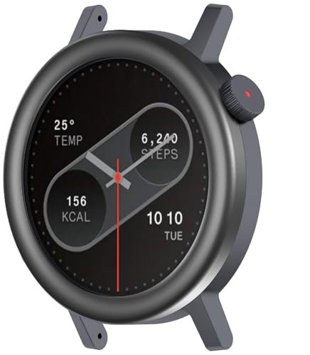 GIOPUEY Schutzring Kompatibel mit CMF Watch Pro 2, Bezel Ring Bezel Styling Lünette Schutz hülle, Schutzring aus Aluminiumlegierung aus Metall - Black