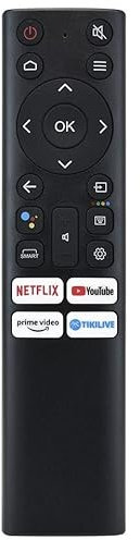 XINFUTE Adatto per telecomando TCL Master-G Sansui Daewoo LED Android Voice TV