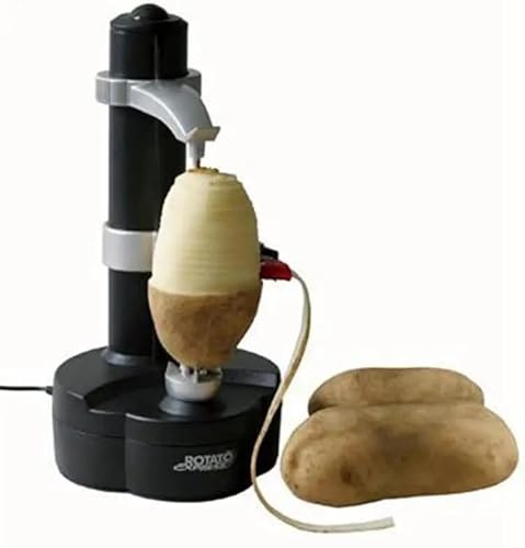ARDAN STOCK Electric Peeler - Automatic Electric Peeler Machine | Stainless Steel Blade | One-Touch Operation | Dual-Speed Control | Kitchen Gadget for Potatoes, Apples & More