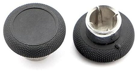 Gettimore Concave Dome Thumb Stick Replacement for Xbox Elite Controller, 2-Pack Plastic Rocker Caps for Precise Control, Black