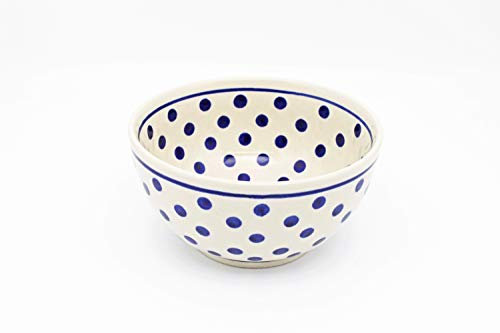 Polish Pottery Boleslawiec Bowl, Soup, Cereal, Deep in DOTTY pattern
