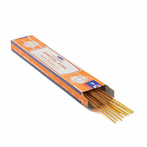 Satya Sai Baba Nag Champa Spiritual Aura Varillas de incienso Agarbatti Paquete de 15 gramos | Calidad de exportación
