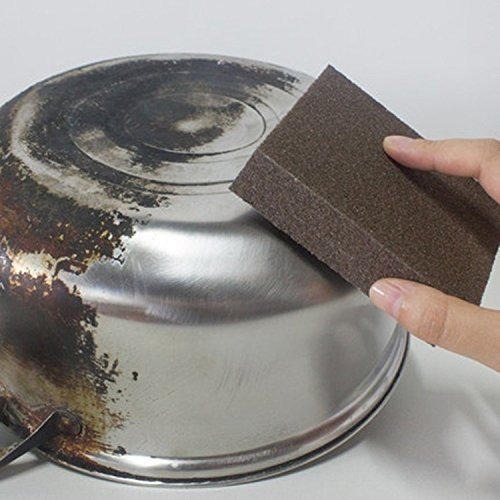 BIEE,3Pcs Universal Multifunctional Magic Sponge Eraser Cleaner Kitchen Cleaning Magic Carborundum Brush Sanging Sponge for Teapot Kettle Anti-Limescale
