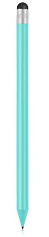Richer-R 2 en 1 Stylet + Crayon, Tactile Stylet Capacitif Écran Tactile Capacitif Stylo en Carbone + Plastique pour Smartphones Comprimés iPhone/Blackberry/HTC/DOPOD/Nokia(Vert)