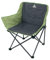 10T Campingstuhl Jace Beechnut XXL Klappstuhl bis 130 kg Stuhl mit Getränkehalter + Seitentasche
