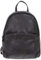 alessandro Rucksack Handtasche Damenrucksack Margy Damen klein 1546 + Faltshopper (Black (schwarz))