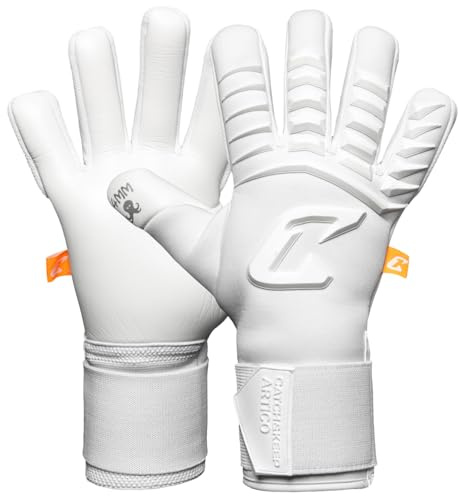 CATCH&KEEP Artico & Nero Torwarthandschuhe | Profi Fußballhandschuhe | 4mm Octopus Grip für maximalen Halt bei jedem Wetter | I-Grip Technologie & dynamischer Negativschnitt
