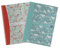 Oxford My Notes - Quaderni con stampa floreale, 140 pagine, 2 pezzi A4