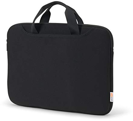 base xx Laptop Sleeve Plus 13-13.3 Zoll – Wasserabweisende Notebookhülle aus robustem PU-Schaum für hochwertigen Schutz, Metall-Reißverschluss und komfortable Tragegriffe, schwarz