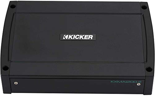 Kicker 48KXMA12002 KXMA1200.2 2x600w 2-Ch Full-Range Class-D Marine Amplifier