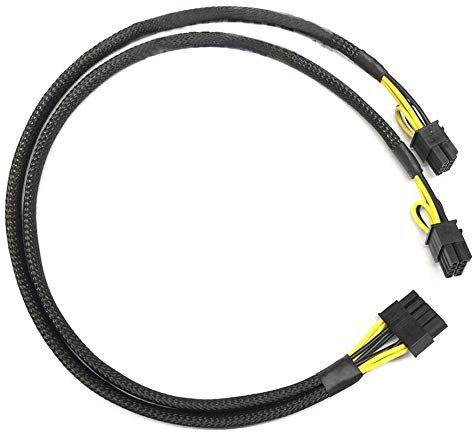 ZAHARA Câble adaptateur secteur 10 broches à 8 + 8 broches pour HP ProLiant DL580 G7 et GPU 50 cm