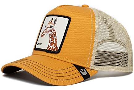Goorin Bros. Unisex-Erwachsene The Farm Baseball Trucker Hat Baseballkappe, Goldene hohe Giraffe, Einheitsgröße