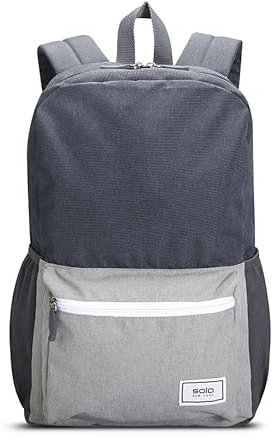 Solo Unisex's Re:Solve Laptop Backpack, Blue/Gray, 15.6, One Size