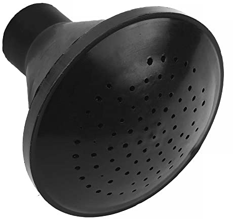 BAUSTER® Ersatzbrause für Gießkannen 5 Liter Ø 2 cm Giesskannenbrause Schwarz Brause Brauseaufsatz Aufsteckbrause für Garten, Verschiedene Größen, Ersatz-Gießbrause (für 5l Gießkanne)