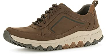 Pius Gabor Herren Sneaker Low,Halbschuhe,Wechselfußbett,zertifiziertes Leder,Turnschuhe,Laufschuhe,schnürschuhe,Espresso,47 EU / 12 UK