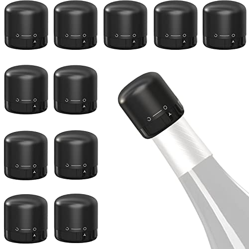 Loboo Idea bouchons de vin en Silicone pour bouteilles de vin, bouchons d’économie de vin (12pcs/box, petit)