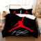 Basketball Duvet Cover Set JOR & Dan with Pillowcase for Children Anime Bedding Sets for Boys (Single,1)