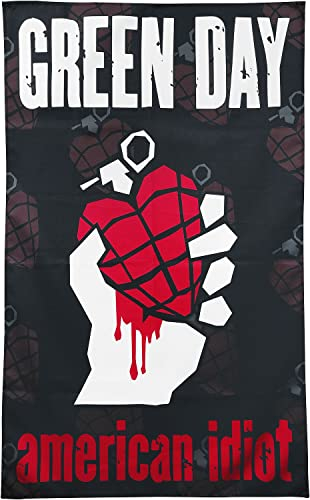 Green Day American idiot Unisex Flagge multicolor 100% Polyester Band-Merch, Bands