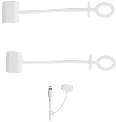 ONGAHON Silicone Anti-Lost Cable Tether/Keeper/Holder Compatible for iPencil 1st Generation Charging Charger Adapter\USB C to Lightning Adapther and More
