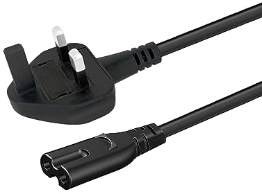 Cable de alimentación de repuesto para impresora Epson XP-310, XP-400, XP-410, XP-342, XP-322, XP-442, XP-3100, XP-6100, XP-245, WorkForce WF-2750, ET-2720, ET-2710, 2 pines, figura 8