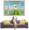 Fliegengitter BalkonFenster 160x85 cm Insektenschutz Magnet Fliegenvorhang, Magnetische Adsorption, Faltbar, Auto Schließen, für Fenster Patio - Grau Z
