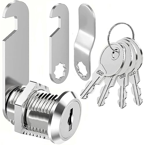 Ziyuya boîte aux lettres serrure clés similaires, armoire Cam Lock, boîte aux lettres serrure, serrure de tiroir, serrure de vanité, serrure de porte d'armoire, serrure de casier de meubles (30MM)