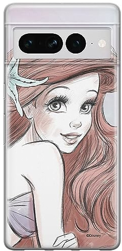 ERT Group Handyhülle für Google Pixel 7 PRO Original und offiziell Lizenziertes Disney Muster Ariel 005 optimal an die Form des Handy angepasst, hülle aus TPU