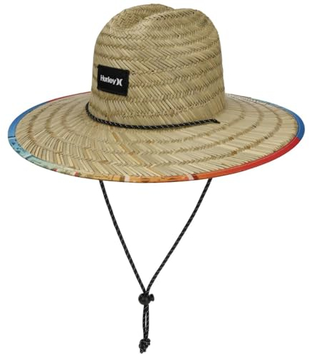 Hurley Homme M Java Chapeau De Paille Capuchon, Blue Gaze, 55-60 EU