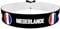 Niederlande runde Flaggen Stoffarmband - Satin Armband - wasserfest & langlebig - Länder Armbänder - Reise Souvenir - Armband für Reisende - Unisex Armband - Geschenk für Reisende