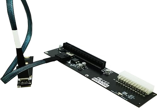 Sintech M.2 M-Key 2230/2242/2280 to PCI-e 4.0 X16 with Oculink SFF-8612 SFF-8611 Extension Cable As External Graphics Card, Compatible with GPD Win Max2 SteamDeck