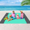 Coperta da Spiaggia, 210 x 200 cm Coperta Picnic Impermeabile, Tappetino da Spiaggia Pieghevole con 4 Picchetti Fixed, Portatile Coperta Picnic Leggero per Campeggio, Escursionismo, Picnic