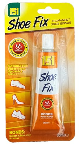 BlissMart Shoe Glue – Super Strong, Fast-Drying, Waterproof Adhesive for Leather, Rubber, Canvas, Vinyl, Trainers & Shoe Sole Repair (30ml)
