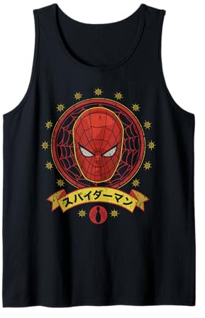 Marvel Japanese Spider-Man Takuya Yamashiro Retro Tank Top