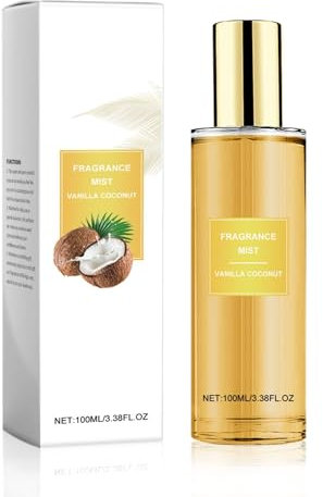 Vanille Coconut Passion Bodyspray, Coconut Passion Fragrance Mist, Bodyspray Parfum Damen, Eau de Parfum Für damen, Langanhaltender Duft, Ideal für den Sommer
