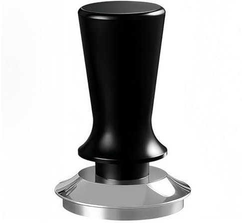 Coffee Tamper 58mm - Professional Stainless Steel Espresso Tamper for 58mm Portafilter, Heavy Duty Barista Hand Tamper with Non-Slip Grip