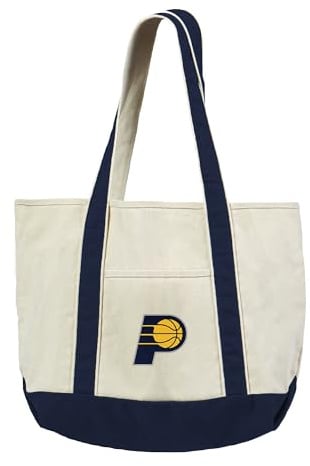 Indiana Pacers NBA Canvas-Tragetasche mit farbigem Riemen