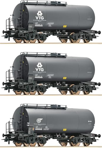 6600162 H0 3er Set Kesselwagen, VTG/DB, Ep. IV