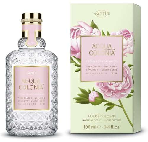 4711 Acqua Colonia® Peony & Sandalwood Eau de Cologne Natural Spray 100ml | 4711 Acqua Colonia® Peony & Sandalwood Eau de Cologne – Verwöhnender Unisex-Duft mit Pfingstrose und Sandelholz.