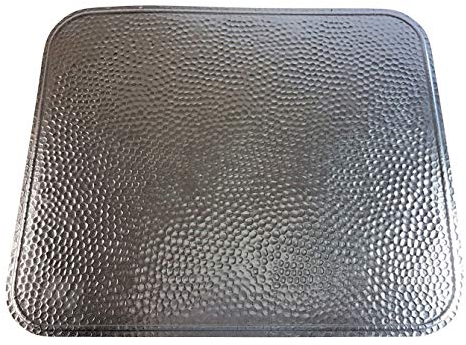 Schürer Metallwaren Ofenblech verzinkt gehämmert, 4-seitig gesickt, 40x50cm