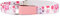 Ladeheid Kinder Gürtel Ohne Schnalle Elastischer Kindergürtel für Jungen und Mädchen 0-15 Jahre 32-90 cm P15 (Weiß/Rosa/Blumen, 1-6 Jahre)