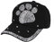 Queenbox Baseball Cap Mit Strass Bling Luxus Männer Frauen Kind Sommer Lässig Einstellbar Hip Hop Sonnenblende Hut, Schwarz