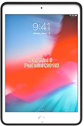 Lobwerk Schutzhülle für Apple iPad mini 4 und Mini 5 7.9 Zoll Silikon Hülle Slim Case Ultra Dünn Schwarz