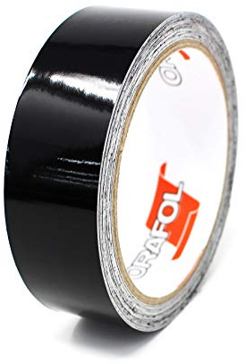 Finest Folia 10 Meter Zierstreifen Auto Motorrad Boot Modellbau Farbauswahl Dekorstreifen Seitenstreifen Klebestreifen (Schwarz Glanz, 30mm Breite)