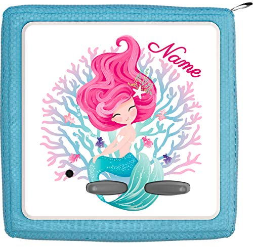 Coverlounge® Schutzfolie passend für die Toniebox mit Namen personalisiert | Kleine Meerjungfrau